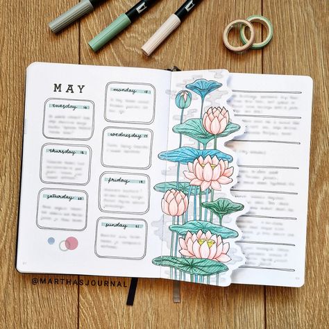 But seriously, where did May go? The month flew by so fast that posting consistently did not work out 😅 Sooo here are the last full… | Instagram Did Journal, Lotus Drawing, Bullet Journal Ideas Templates, Bullet Journal Paper, Flower Theme, Bullet Journal Mood, Bullet Journal Diy, Long Time No See, Bullet Journal Notebook