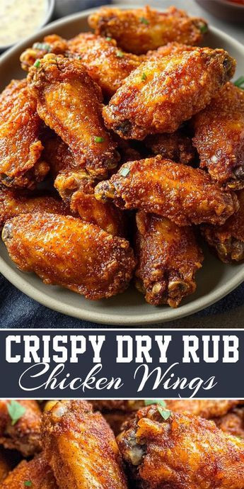 🍗 These Crispy Dry Rub Chicken Wings are packed with bold flavors and cooked to perfection! Seasoned with a savory dry rub and baked until crispy, they’re perfect for game days, parties, or any time you crave a crunchy, flavorful snack. Serve with your favorite dipping sauce and enjoy the crunch without the fry! 💡 Pin this recipe and make your next gathering a hit! #DryRubWings #CrispyChickenWings #GameDaySnacks #EasyAppetizers #ChickenRecipes 🐔🍽️ Keto Meal Plan Free, Dry Rub Chicken, Dry Rub Wings, Chicken Wing Seasoning, Dry Rub Chicken Wings, Wings Recipe Baked, Easy Chicken Wing Recipes, Easy Chicken Wings, Dry Rub For Chicken