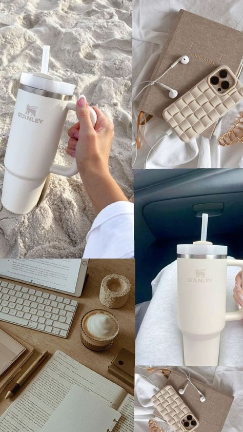 Stanley Rose Quartz, Standly Cups, Stanley Cup Aesthetic, Stanley Aesthetic, Cup Aesthetic, Minimalism Fashion, Coffee Smoothie, Sewing Furniture, Stanley Quencher