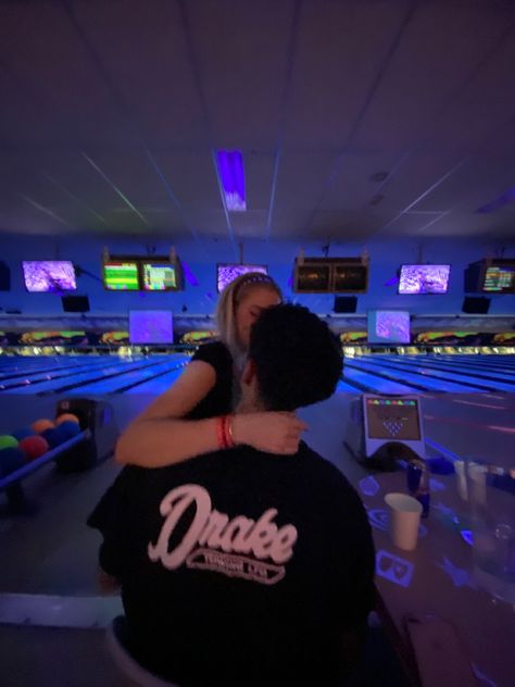 Cute Couple sitting together during a bowling date with neon lights Bowling Pictures, Summer Date Ideas, Physical Connection, Alphabet Dating, Romantic Boyfriend, Power Dynamics, Dream Dates, Cute Date Ideas, Teenage Love