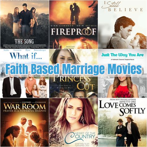 Faith based movies to watch before you get married, and during your marriage. They may inspire you and your spouse to rekindle the flame. Christian Series To Watch, Christian Romance Movies, Christian Movies On Netflix Faith, Christian Movies To Watch, Christian Fantasy Books, Best Christian Movies, Christian Family Movies, Faith Movies, Christian Book Recommendations