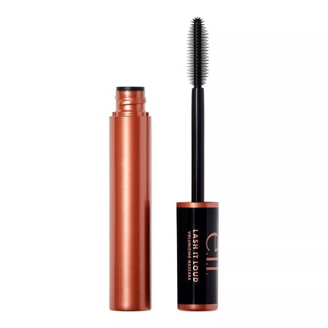 10 Just-Launched Target Beauty Products to Add to Your Little Red Basket Mega Volume Lashes, Lashes Volume, Brown Mascara, Volumizing Mascara, Black Lashes, Elf Cosmetics, Elf Makeup, Eye Mascara, Silicone Brush