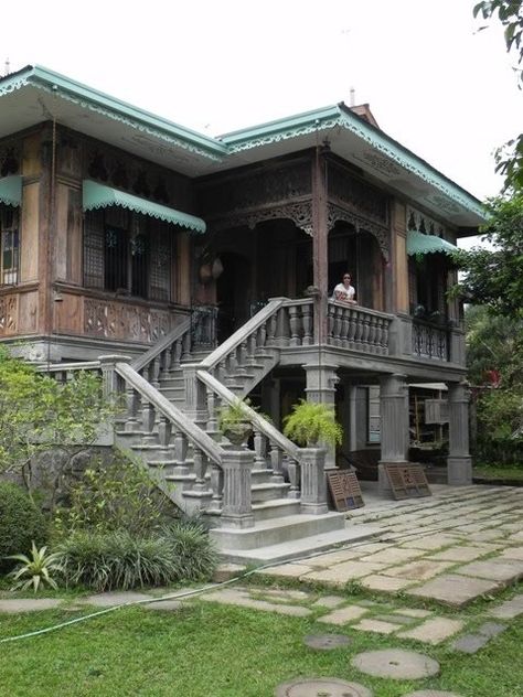 Filipino Houses, Modern Filipino House, Thai Houses, Philippine House, Ancestral House, Philippine Architecture, Filipino House, Filipino Architecture, Elevated House