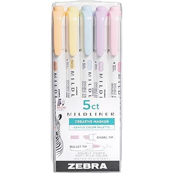 Zebra Mildliner Highlighters, Highliters School, Midliners Highlighters, Stalking Ideas, School Necessities, Back To School List, School Wishlist, Mildliner Highlighters, Christmas Lists