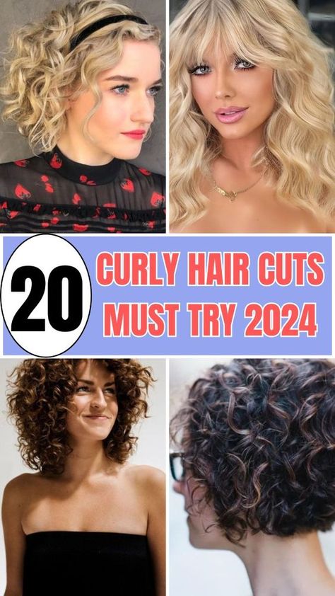 Discover the perfect curly haircuts with our curated list of 20 styles. Tailored for natural curls, these cuts enhance texture, volume, and shape, offering a variety of options from short and sassy to long and luxurious. Whether you’re looking for a low-maintenance cut or a bold new look, these styles are designed to showcase the beauty of curly hair. Transform your curls with these trendy, flattering haircuts and embrace your natural texture with confidence. Wavy Curly Hair Cuts, Fine Curly Hair Cuts, Curly Lob Haircut, Hairstyles Low Maintenance, Volume Hairstyles, Hairstyles Unique, Medium Curly Haircuts, Best Curly Haircuts, Long Curly Haircuts