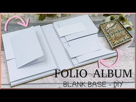 (82) TUTORIAL - Folio Album - Blank Base - Craft O'Clock - Seaside Greetings - scrapbooking ideas, diy - YouTube Diy Mini Album Tutorial, Scrapbook Albums Tutorial, Make A Photo Album, Diy Pop Up Cards, Diy Mini Album, Mini Album Tutorial, Photo Album Diy, Album Diy, Scrap Album