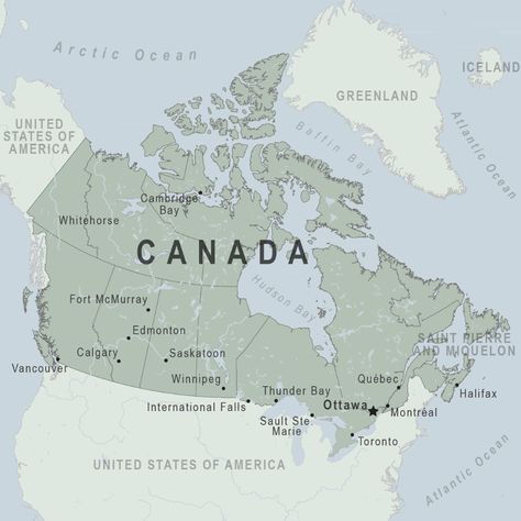 Canada - Traveler view | Travelers' Health | CDC Vancouver Map, Map America, Sault Ste Marie, Disease Control, Arctic Ocean, Thunder Bay, States In America, Saint Pierre And Miquelon, Time Travel