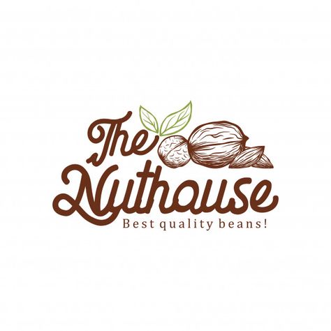 Dry Fruits Logo Design Ideas, Nut Logo Design Ideas, Nuts Logo Design Branding, Nuts Logo Design, Nuts Logo, Fruit Logo Design Ideas, Fruit Logo Design, Butter Brands, Food Vintage