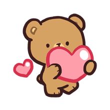 Mocha Daily Emoji – LINE Emoji | LINE STORE Mocha Bear, Mocha, Milk, Teddy Bear, Pink, Art