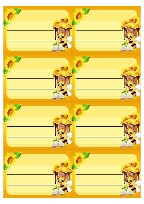 Spelling Bee Decorations, Kids School Labels, Bee Themed Classroom, Bee Images, Bee Pictures, Classroom Organisation, Classroom Labels, School Labels, Bee Decor