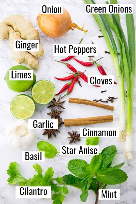 Pho Food Recipe, Vegan Pho Broth, Pho Seasoning Recipe, Pho Bowl Recipes, Veggie Pho Recipe, Vegetable Pho Recipe, Pho Soup Recipe Vegetarian, Asian Broth Recipe, Pho Broth Recipe