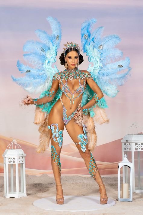 Yara | TRIBE Carnival Carnival Trinidad, Turquoise Pants, Full Bra, Carnival Girl, Trinidad Carnival, Paris Pictures, Lower Leg, Glam Dresses, Small Backpack