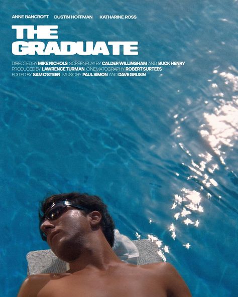 The Graduate Poster, Graduate Poster, The Graduate 1967, Poster Challenge, Mike Nichols, Katharine Ross, Film Critic, Anne Bancroft, Dustin Hoffman