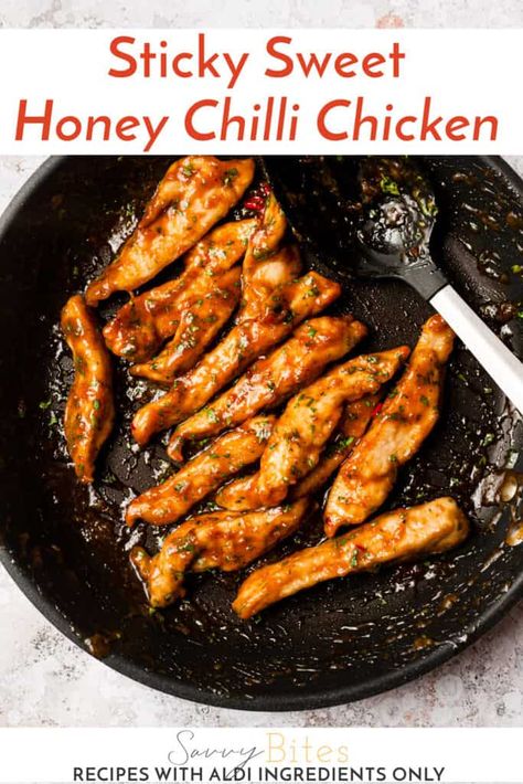 Honey Chili Chicken, Sweet Chilli Chicken Recipe, Honey Chilli Chicken, Juicy Chicken Breast Recipes, Desserts Spring, Honey Balsamic Chicken, Chilli Chicken Recipe, Easy Meal Planning, Sweet Chilli Chicken