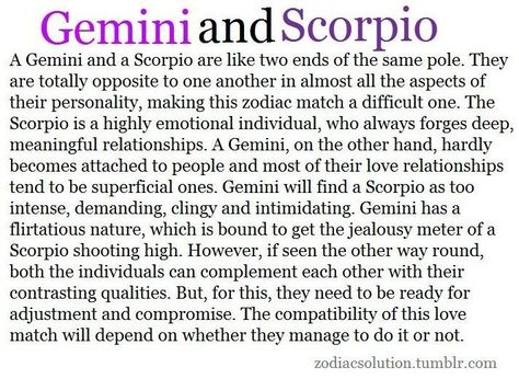 Gemini And Scorpio Compatibility, Scorpio And Gemini, Gemini Relationship, About Scorpio, Scorpio Relationships, Scorpio Compatibility, Scorpio Gemini, Gemini Compatibility, All About Scorpio