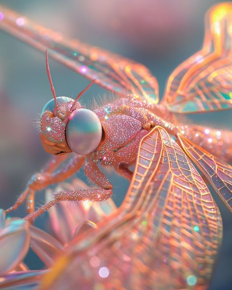 Glimmering wings dancing in the sunlight ☀️ Dragonflies symbolize transformation and adaptability. What beauty have you noticed today? *made with love and AI* Please tag @digiart.of.alex if you repost my creations. #dragonfly #midjourney #aiartist #insectart #insectsofinstagram #insect #dragonflies #glitterart #sparkling Cherry Moodboard, Dragonfly Character, Insects Aesthetic, Dragonfly Aesthetic, Dragon Fly Wings, Insects Dragonfly, Doctor Oc, Fairy Dragonfly, Giant Dragonfly