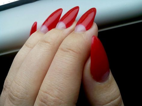 50s Nails 1950s, Retro Red Nails, 50s Nails Vintage, Red Vintage Nails, Vintage Hollywood Nails, 1950 Nails, 50s Nails Design, Red Nails Vintage, Vintage Red Nails