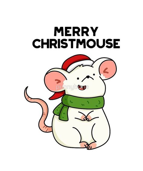 "Merry Christ-mouse Christmas Animal Pun" by punnybone | Redbubble Christmas Jokes, Humour, Natal, Pun Party, Veterans Cards, Christmas Slogans, Funny Food Puns, Christmas Puns, Animal Puns