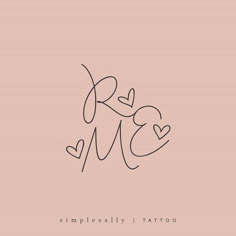 Tattoo Letters Ideas, Family Infinity Tattoos For Women, Birthdays Tattoo Ideas, A & E Tattoos, Tattoo For Motherhood, Simple Husband And Wife Tattoos, Initial Wrist Tattoos For Women, Child Initial Tattoo Ideas, Kid Tattoo Ideas For Moms