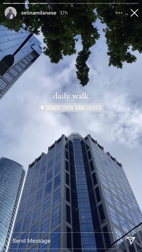 Vancouver Instagram Story, Canada Instagram Story, City Instagram Story, Canada Toronto City, Aesthetic Views, Canada Vancouver, Story Aesthetic, Toronto City, Post Grad