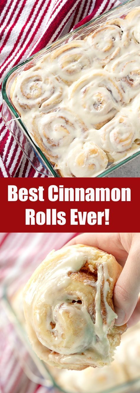 This recipe is hands down the Best Homemade Cinnamon Rolls Ever. The perfect soft, fluffy, gooey cinnamon rolls are right at your fingertips. This is the only recipe you'll ever need. Best Homemade Cinnamon Rolls, Fried Pastry, Decadent Dinner, Gooey Cinnamon Rolls, Best Cinnamon Rolls, Homemade Cinnamon Rolls, Break Fast, Sweet Rolls, Cinnamon Rolls Recipe