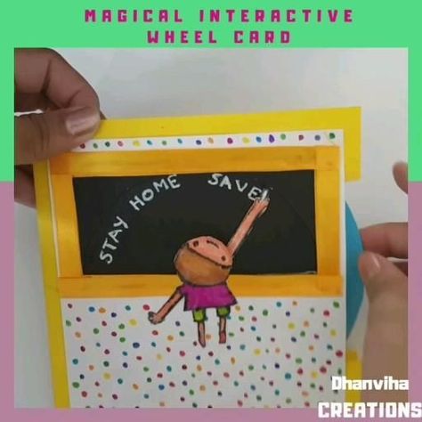 Diy Interactive Cards, السلسلة الغذائية, Interactive Card, Teachers Day Card, Fancy Fold Card Tutorials, Birthday Card Craft, Paper Craft Diy Projects, Interactive Cards, Paper Crafts Origami