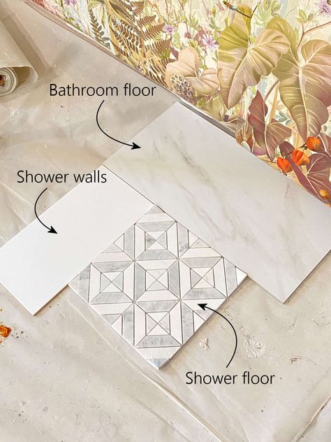 Fun Shower Floor, Master Bath Tile, Master Bath Renovation, Shower Floors, Master Bath Shower, Bath Renovation, Master Shower, Bathroom Redesign, Master Bath Remodel