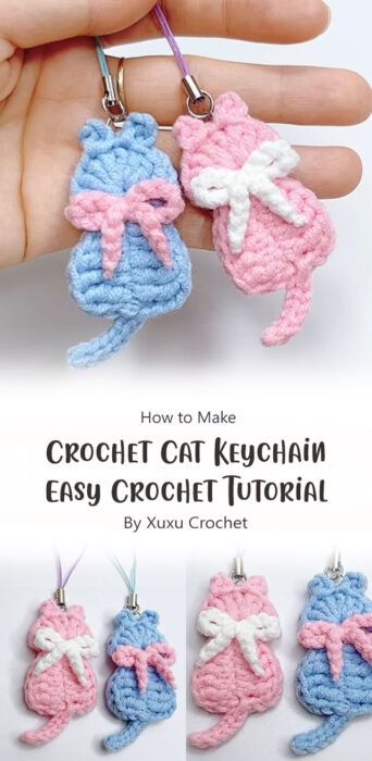 Cute Cat Keychain Free Crochet Tutorial Ideas – Are you looking for the cutest crochet project to add a touch of charm to your accessories? These Cute Cat Keychain Free ... Read more Crochet Cat Pull Tab Keychains, Crochet Cat Ornament Pattern Free, Free Crochet Key Chains Patterns, Crochet Free Pattern Keychain, Crochet Keychains Easy, Crochet Keyring Ideas, Easy Keychain Crochet, Crochet Scrubbies Free Pattern Easy, Cat Crochet Ideas