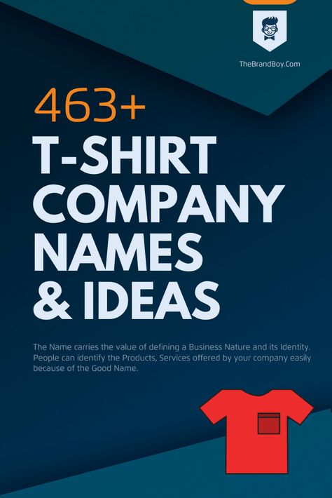 568+ Catchy T-Shirt Company Names & Ideas ( Video + Infographic) Shirt Names Ideas, T Shirt Names Ideas, Work T Shirt Design Ideas, Tshirt Name Ideas, Clothing Company Name Ideas, T Shirt Business Names Ideas, Business T Shirts Ideas Design, Shirt Business Name Ideas, Tshirt Business Name Ideas