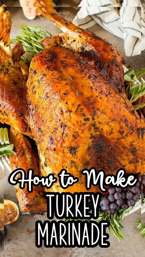 Turkey Marinade Recipes, Cajun Turkey Recipe, Thanksgiving Posts, Grilled Turkey Recipes, Turkey Marinade, 2023 Thanksgiving, Marinated Turkey, Turkey Seasoning, Turkey Dinners