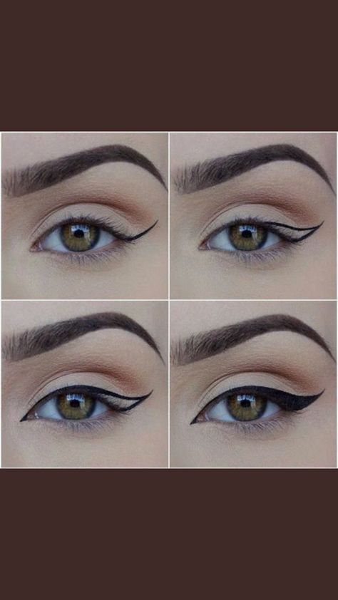 Makeup Eyeshadow Tutorial, Teknik Makeup, Winged Eyeliner Makeup, Permanente Make-up, Membentuk Alis, Bentuk Alis, Mekap Mata, Drag Make-up, Masks Diy