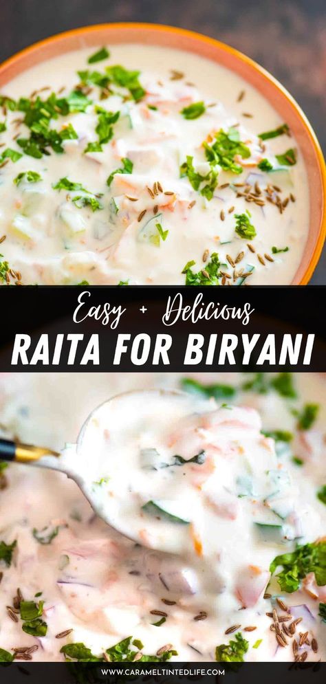 Picture of Raita Raita Recipe Indian, Indian Sauces, Raita Recipe, Vegan Indian Recipes, Indian Recipes Authentic, North Indian Recipes, Healthy Indian Recipes, Easy Indian Recipes, Pakistani Food