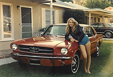 Me in 1984 proudly posing with my 1965 Mustang coupe. It's 30 years later and I still have the car! I will never part with it! Mustang Vintage, Mustang Girl, 70s Muscle Cars, Mustang Sally, Mustang Car, Vintage Mustang, 1965 Mustang, Auto Retro, Classic Mustang