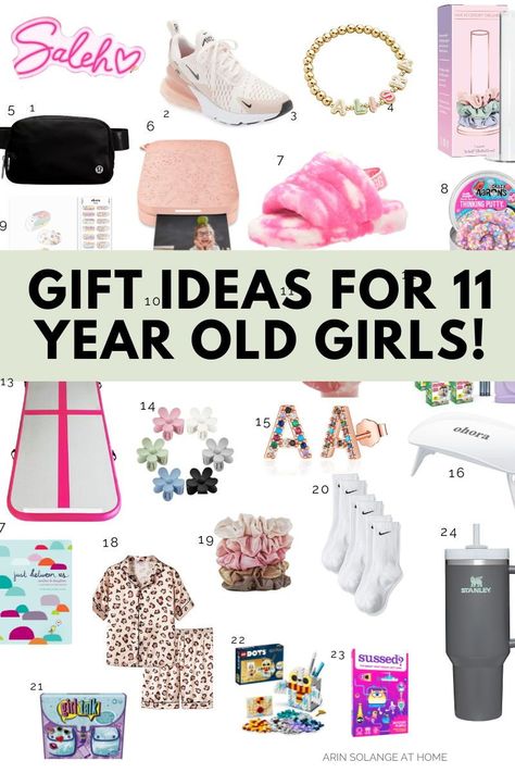 Here are the best gift ideas for an 11 year old girl! Perfect gifts for the tween in your life. She will love these gifts for birthday or Christmas! Gifts For An 11 Year Girl, Gifts For Ten Year Old Girl, Gifts 10 Year Girl, Christmas Gift Ideas For 11 Year Girl, Birthday Gifts For 11 Year Girl, Christmas Gifts For 10 Year Girl, Gift Ideas For 12 Year Girl, Christmas Gifts For 11 Yr Girl, Gift Ideas For 11 Year Girl