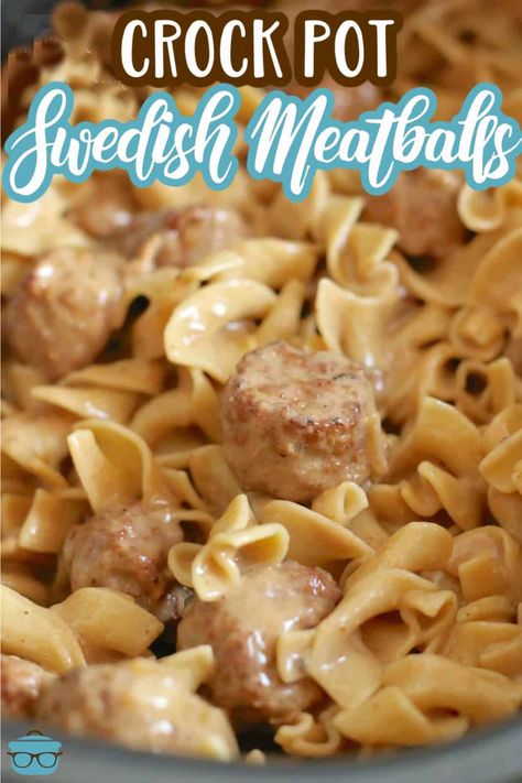 Crock Pot Swedish Meatballs, Swedish Meatballs Crockpot, Meatballs Crockpot, Fall Crockpot, Meatball Recipes Crockpot, Crock Pot Meatballs, Country Cook, Homemade Meatballs, The Country Cook