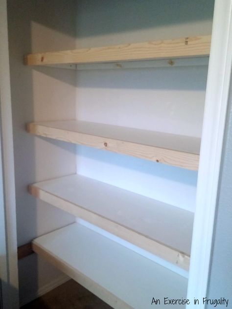 Easy Floating Shelves, Building Shelves In Closet, Room Shoe Rack, Diy Laundry Room Shelves, Toy Rack, Simple Workbench Plans, Build Your Own Shelves, Diy Closet Shelves, Building Shelves