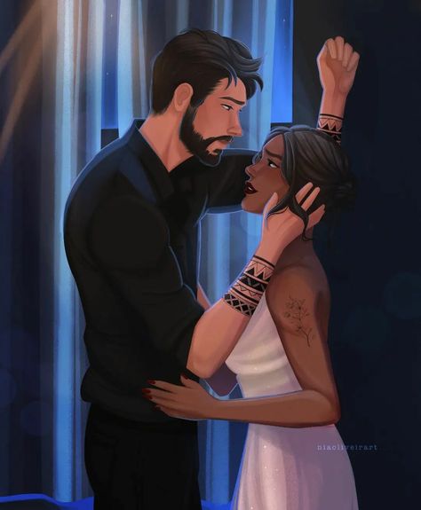 🎨: niaoliveirart / Modus operandi - Leonor Carvalho Haters To Lovers, Biracial Love, Fantasy Romance Art, Modus Operandi, Anime Cupples, Romance Art, Writing Inspiration Prompts, Dark Romance Books, Interracial Couples