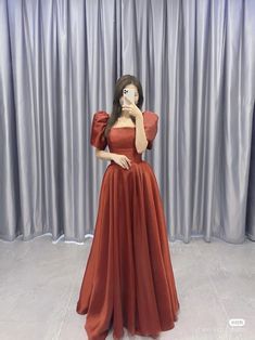 Long Gown Ideas For Women, Satin Gown Designs Latest, Cute Long Frocks, Satin Cloth Dress Designs, Satin Long Frocks, Long Satin Dress Outfit Casual, Princess Frocks For Women, Satin Frock Design, Simple Gown Designs Classy