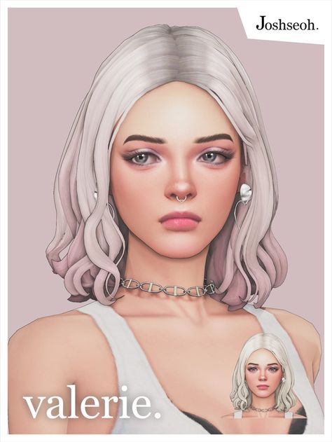 Ts4 Bob Hair Cc, Sims 4 Nails, Mod Hair, Pelo Sims, Sims 4 Mm Cc, Sims 4 Cc Makeup, Sims 4 Cc Folder, Sims 4 Dresses, Sims 4 Mm