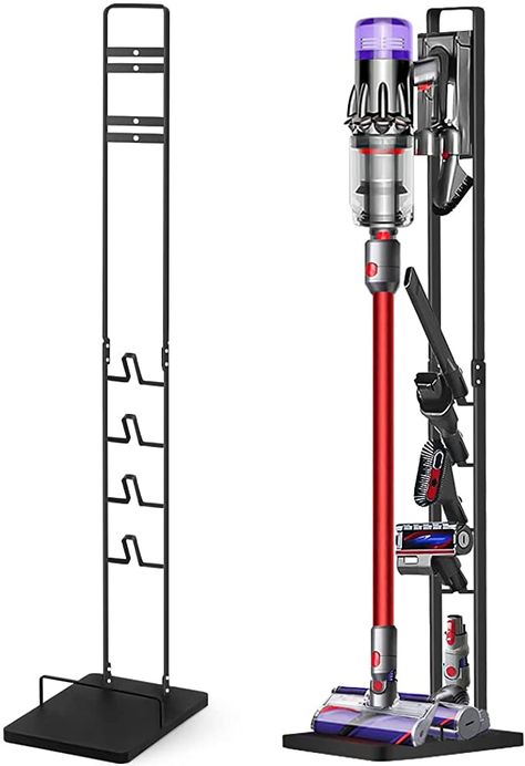 Vacuum Cleaner Storage, Dyson Cordless Vacuum, Dyson Vacuum Cleaner, Cordless Stick Vacuum Cleaner, Vacuum Storage, Vacuum Accessories, Storage Closet Organization, Metal Storage, Vacuum Cleaners