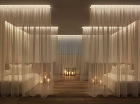 The Wellness Trajectory: Four Innovative Trends in LUXURY Spa/Wellness Design Italian Grotto, Spa Relaxation Room, Hyperbaric Chamber, Deco Spa, Miami Beach Edition, Miami Beach Hotels, Spa Room Decor, Edition Hotel, Spa Interior Design