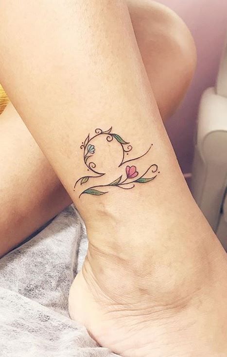 85 Unique Libra Tattoos to Compliment Your Personality and Body - Tattoo Me Now Marigold Libra Tattoo, Libra Themed Tattoos, Libra Zodiac Tattoos Flower, Mini Libra Tattoos, Tattoo Ideas For Libras, Libra And Rose Tattoo, Libra Mermaid Tattoo, Delicate Libra Tattoo, Zodiac Tattoos Libra Ideas