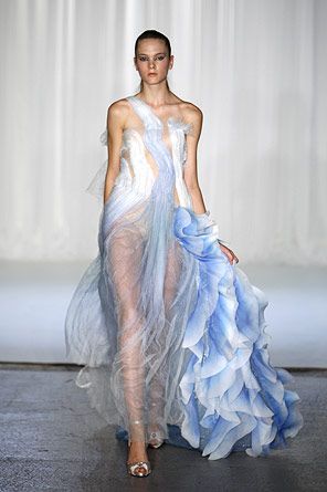 Dresses That Look Like Water, Ocean Dress Inspiration, Water Like Dress, Dresses Inspired By Water, Water In Fashion, Water Nymph Outfit, Water Inspired Fashion, Water Inspired Dress, Ocean Fashion Design