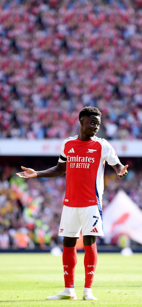 #bukayosaka #arsenal #wallpapers #premierleague Bukayo Saka Icon, Bukayo Saka Wallpaper Hd, Saka Wallpaper, Arsenal Aesthetic, Arsenal Saka, Saka Arsenal, Arsenal Wallpaper, Football Arsenal, Arsenal Fc Wallpapers