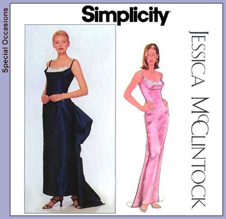 Click to magnify/shrink Vintage Prom Dress Pattern, 90s Dress Pattern Free, Sewing Patterns Prom Dress, 90s Dress Sewing Pattern, 70s Evening Dress, Fancy Dress Sewing Patterns, Free Sewing Patterns Aesthetic, Prom Dress Pattern Sewing Free, Sewing A Prom Dress