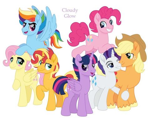 CloudyGlow on Instagram: "Fanart of @orin331 designs of the ponies as stallions. #mylittlepony #friendshipismagic" Mane Six Mlp, Mlp Mane 6, Mlp Infection, Mlp Twilight Sparkle, Moon Kingdom, Mane 6, Monster Squad, Mlp Base, Au Ideas