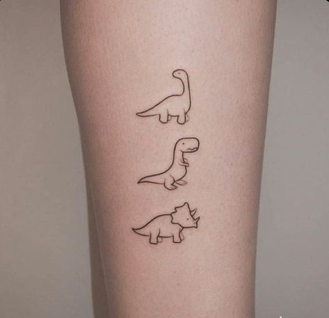 Single Tattoo, Street Curb, T Rex Tattoo, Poked Tattoo, Dino Tattoo, Stick Poke Tattoo, Stick And Poke Tattoo, Cow Tattoo, Dinosaur Tattoos