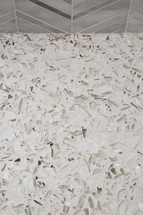 How Much Do Recycled Glass Countertops Cost? Cost Of Countertops, Recycled Glass Countertops, Glass Countertop, Glass Countertops, Glass Floats, Coeur D'alene, Kitchen Inspiration Design, Glass Kitchen, Kitchen Countertop