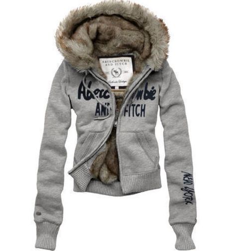 Abercrombie faux-fur lined sweatshirt; gray Mcbling Fashion, Outfit Inspo Casual, 2000s Fashion Outfits, Cute Everyday Outfits, 2000s Fashion, Dream Clothes, Look Cool, True Religion, Aeropostale