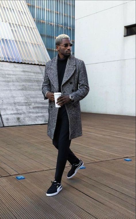 Formal Winter Outfits Men, Black Men Winter Fashion, Black Men Fashion Urban, Mens Business Casual Outfits, Black Men Fashion Casual, Trendy Boy Outfits, Black Men Fashion Swag, Stylish Men Casual, Guys Clothing Styles